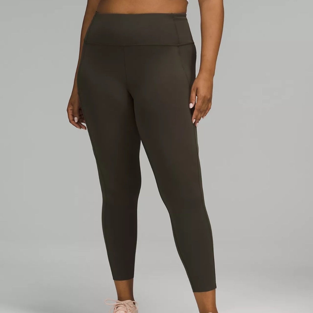 Lululemon Fast and Free High-Rise Tight 25" - Dark Olive